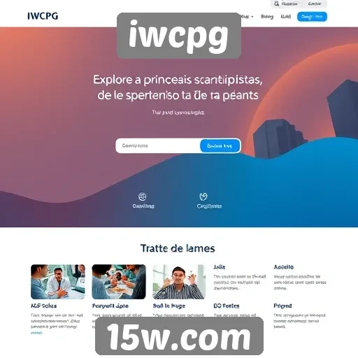Análise das principais características do site iwcpg