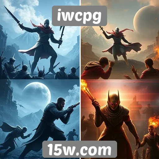 Comparativo de gráficos entre jogos do iwcpg